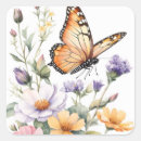 Recherche de beau papillon autocollants Botanique
