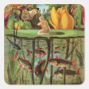 Recherche de poisson rouge autocollants Étang