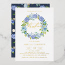 Recherche de blue hydrangea invitations Aquarelle
