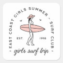 Zoek naar vriendinnen stickers Surfen