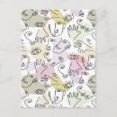 Recherche de lignes abstraites cartes postales Coloré