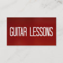 Recherche de guitare rouge cartes visite Professionnel