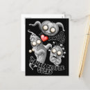 Zoek naar schattige monsters briefkaarten Spookachtig