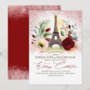 Recherche de paris mariage invitations Vintage