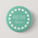 Recherche de vert menthe badges Demoiselle d'honneur
