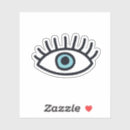 Recherche de oeil bleu autocollants Blanc