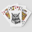 Zoek naar uil speelkaarten Poker