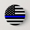 Zoek naar politie buttons Blauw