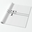 Recherche de élégant papier cadeau Initiale