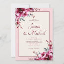 Recherche de bordeaux mariage invitations Fleurs d'eau