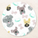 Recherche de pattes chiot de dessous de verres Chien