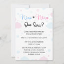 Recherche de nina invitations Niño o niña