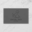 Recherche de logo chien cartes visite Salon de coiffure