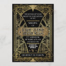 Recherche de grandes gatsby mariage invitations De vintage