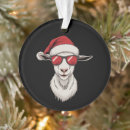 Recherche de chèvre drôle ornements Noël