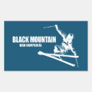 Recherche de montagne noire autocollants Ski