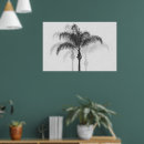Recherche de palmiers posters Noir et blanc