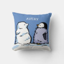 Recherche de pingouins coussins Illustration