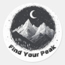 Recherche de dessin montagne autocollants Blanc