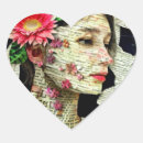 Recherche de belles filles autocollants Fleurs