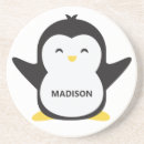 Recherche de pingouin mignon dessous de verres Animaux