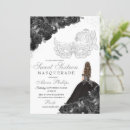 Recherche de robe noire invitations Quinceanera