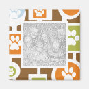 Recherche de empreinte de patte magnets Chiot