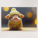 Recherche de tricoté puzzles Hiver