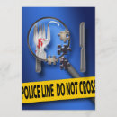 Recherche de dîner de meurtre et mystère invitations Scène de crime