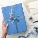 Recherche de naïf papier cadeau Bleu