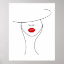 Zoek naar rode lippenstift posters Modern