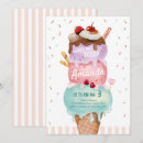 Recherche de cône de glace invitations Fête d'été