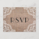Recherche de dentelé invitations Burlap