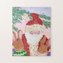 Recherche de père noël puzzles Pour enfants