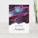 Recherche de cosmique vœux cartes Aquarelle
