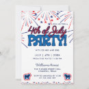Recherche de patriotic party invitations Drapeau américain