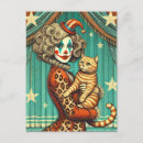Recherche de chaton vintage cartes postales Unique