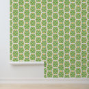 Recherche de papier peint floral art Fleurs vertes