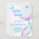Recherche de princesse et pirate invitations Sirène
