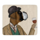 Recherche de amoureux des animaux planches à découper Chien avec vin