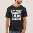 Zoek naar anti sociaal tshirts Grappig