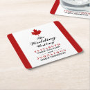 Zoek naar canadese vlag onderzetters Esdoornblad