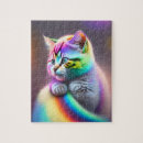 Recherche de chat doux puzzles Chaton