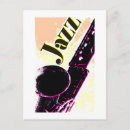 Recherche de instrument de musique cartes postales Saxophone