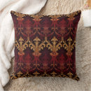Recherche de rouge or coussins Luxe