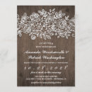 Recherche de dentelle mariage invitations Bois de grange