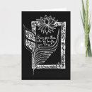 Recherche de j aile vœux cartes Noir et blanc