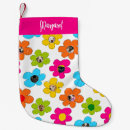 Zoek naar kleurrijk kerstsokken Aangepaste naam