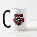 Recherche de wiccan tasses Pentagramme