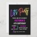 Recherche de fluo invitations D'anniversaire